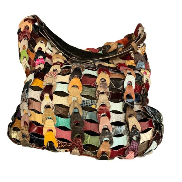 Multicolor Woven Hobo Bag - Picture 13 of 13